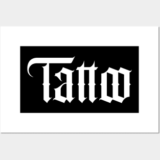 gothic tattoo Posters and Art